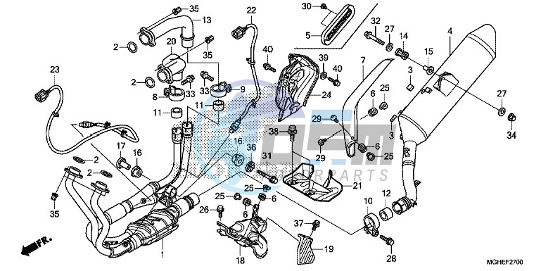 EXHAUST MUFFLER