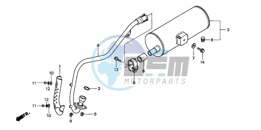 EXHAUST MUFFLER