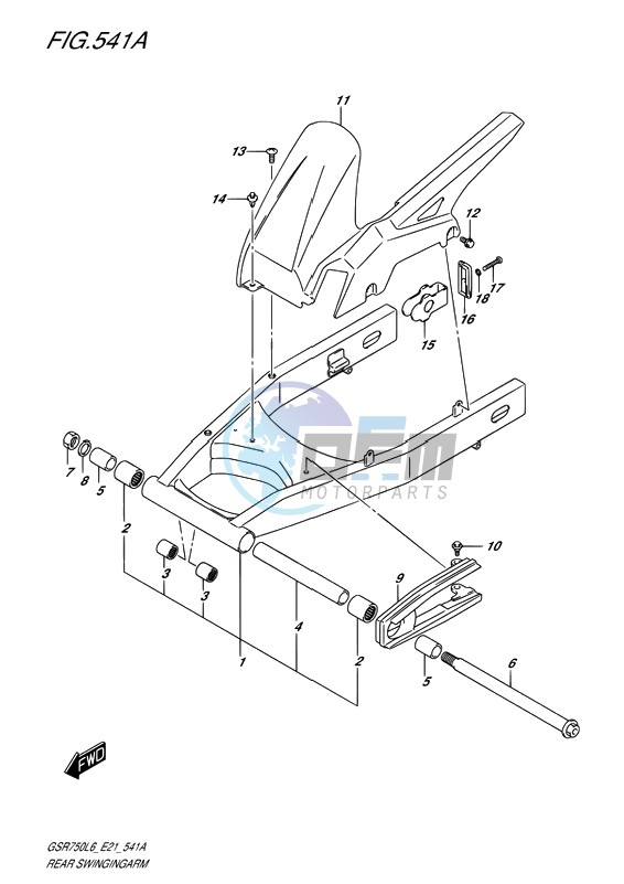 REAR SWINGINGARM