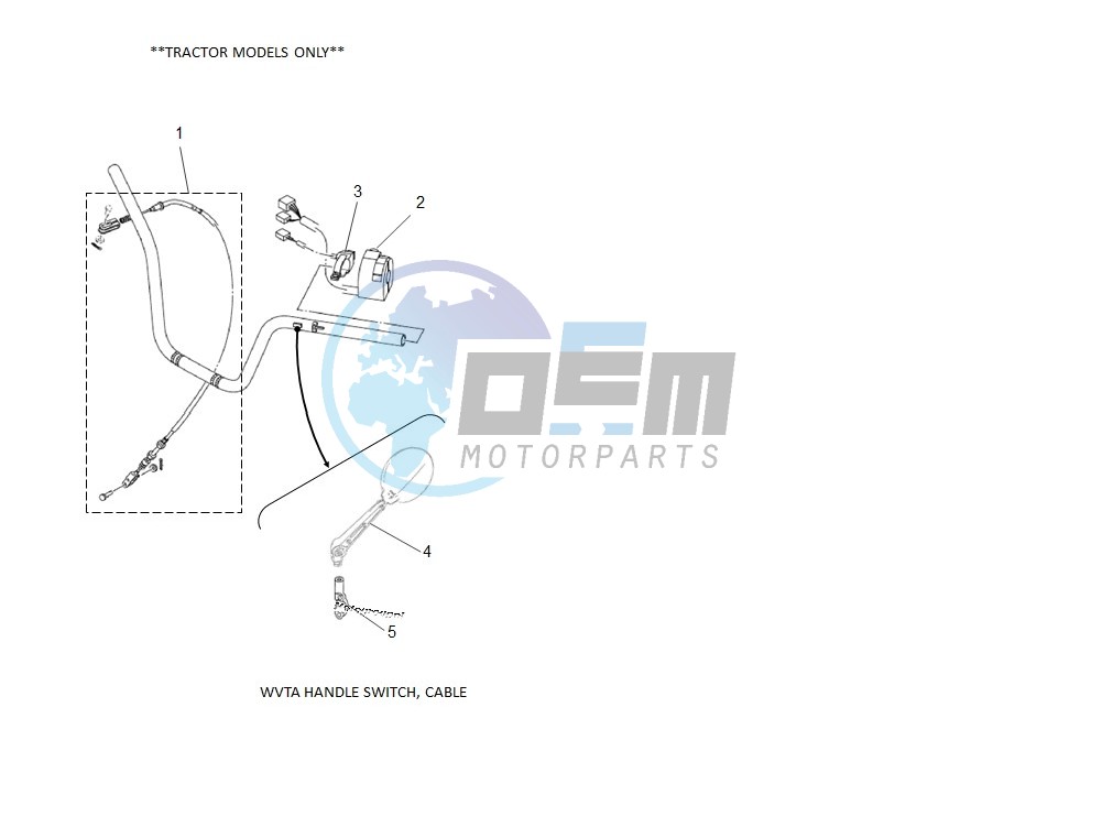 WVTA HANDLE SWITCH, CABLE