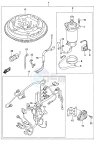 DF 30A drawing Starting Motor Manual Starter