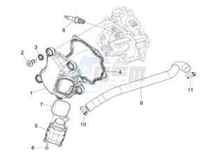 GTS 300 ie (EMEA, APAC) drawing Cylinder head cover