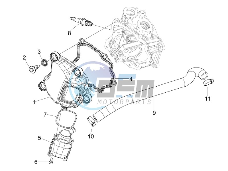 Cylinder head cover