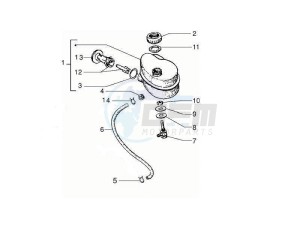 PX 125 2T NOABS E3 (EMEA, APAC) drawing Oil tank