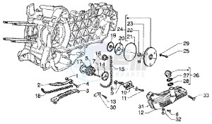 ET4 125 Leader drawing Oil pump-oil pan