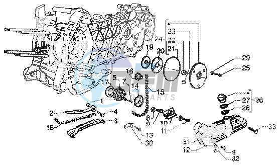 Oil pump-oil pan