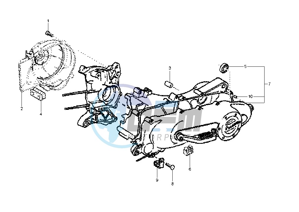 Crankcase cover