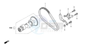 TRX350FM FOURTRAX drawing CAM CHAIN