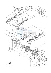 YXM700ES YXM70VPSG VIKING EPS SPECIAL EDITION (B42B) drawing FRONT DIFFERENTIAL