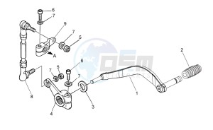 V7 II Stornello ABS 750 (APAC) drawing Gear lever