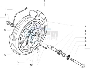 ICE 50 drawing Front wheel