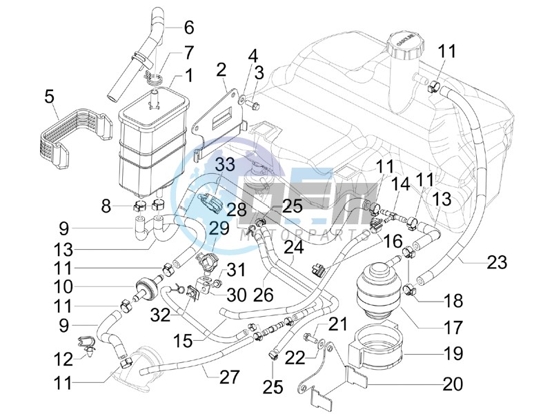 Anti-percolation system