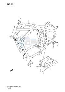 VZR1800 (E3-E28) INTRUDER drawing FRAME