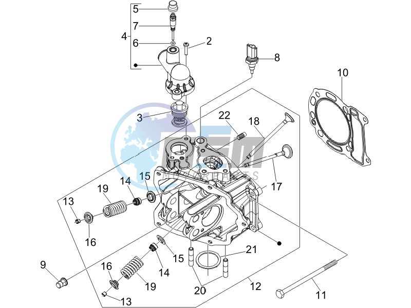 Head unit - Valve