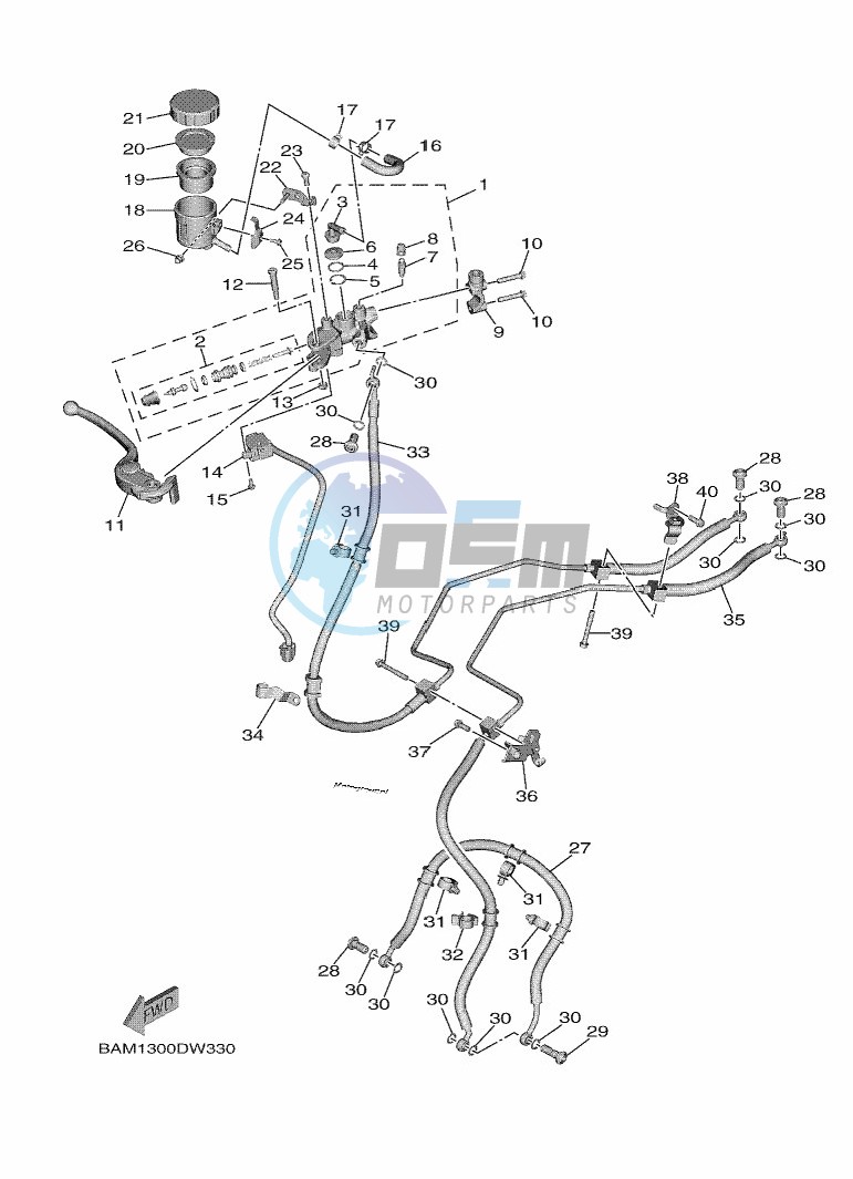 FRONT MASTER CYLINDER