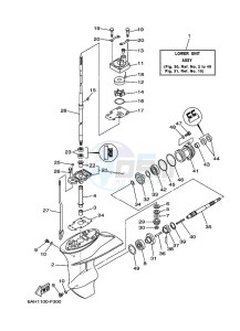 F20PLH-2010 drawing LOWER-CASING-x-DRIVE-1