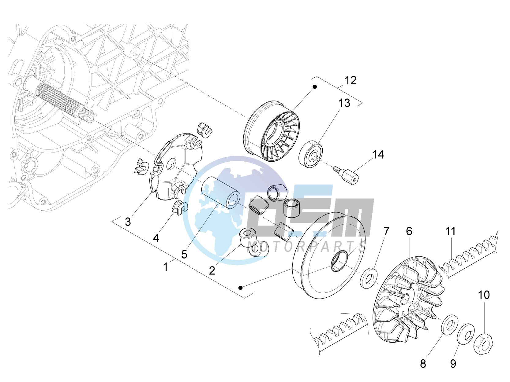 Driving pulley