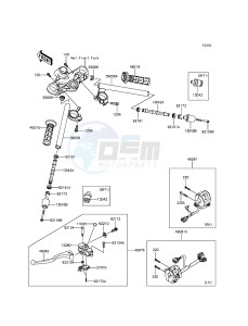 NINJA 250SL ABS BX250BGF XX (EU ME A(FRICA) drawing Handlebar