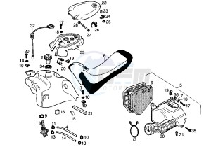 BULTACO LOBITO - 50 cc drawing FUEL TANK