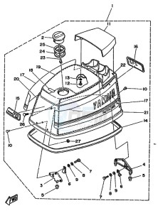 60FEO-60FETO drawing TOP-COWLING