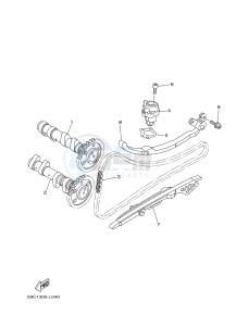 XP500A T-MAX 530 (2PW2) drawing CAMSHAFT & CHAIN