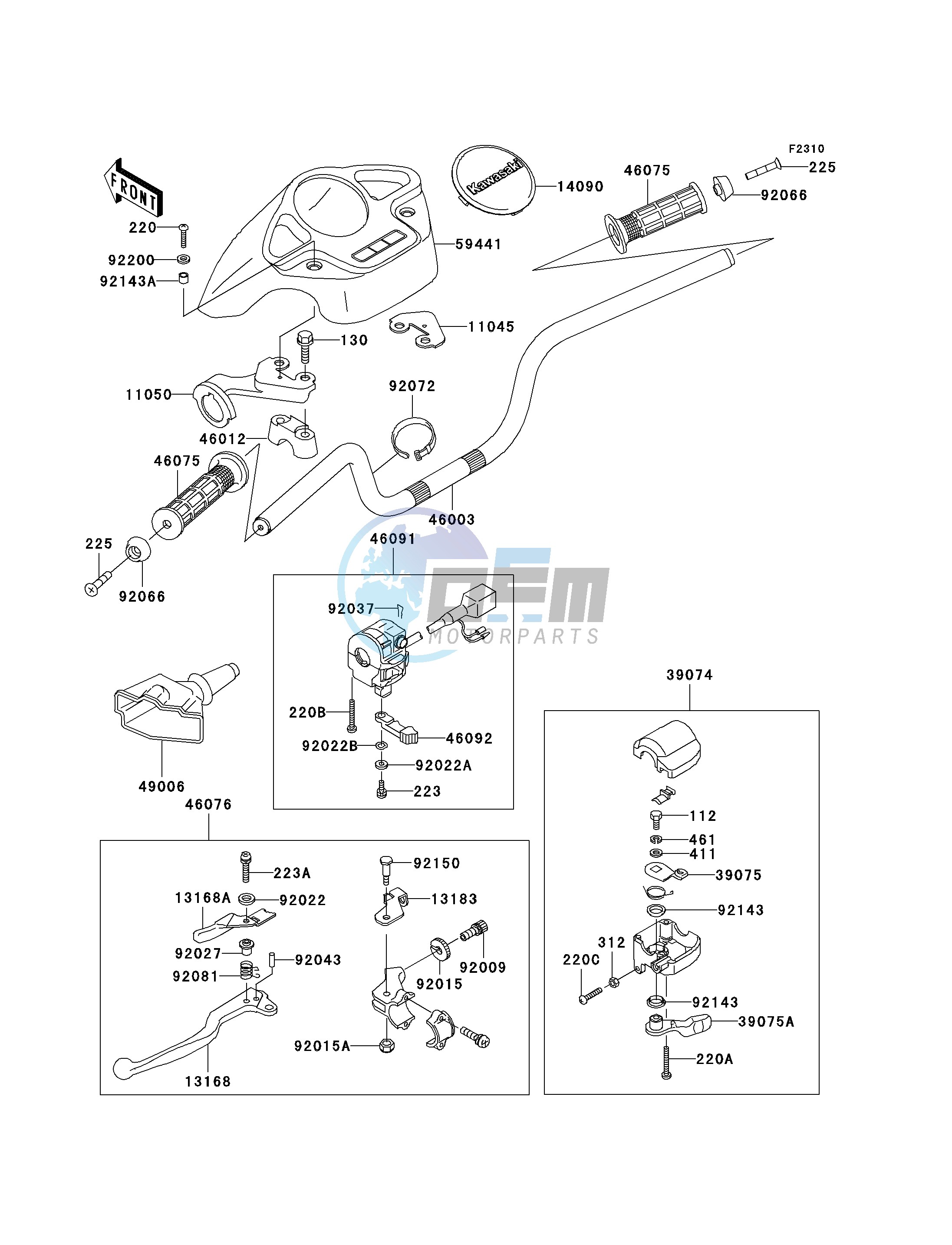 HANDLEBAR -- D1- -