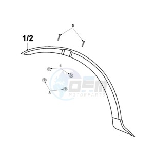 VOGUE LEA BE drawing FRONT MUDGUARD