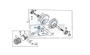 FIDDLE II 125 drawing CRANKSHAFT / PISTON