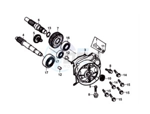 NITRO_50_L0 L0 drawing Transmission case-drive shaft