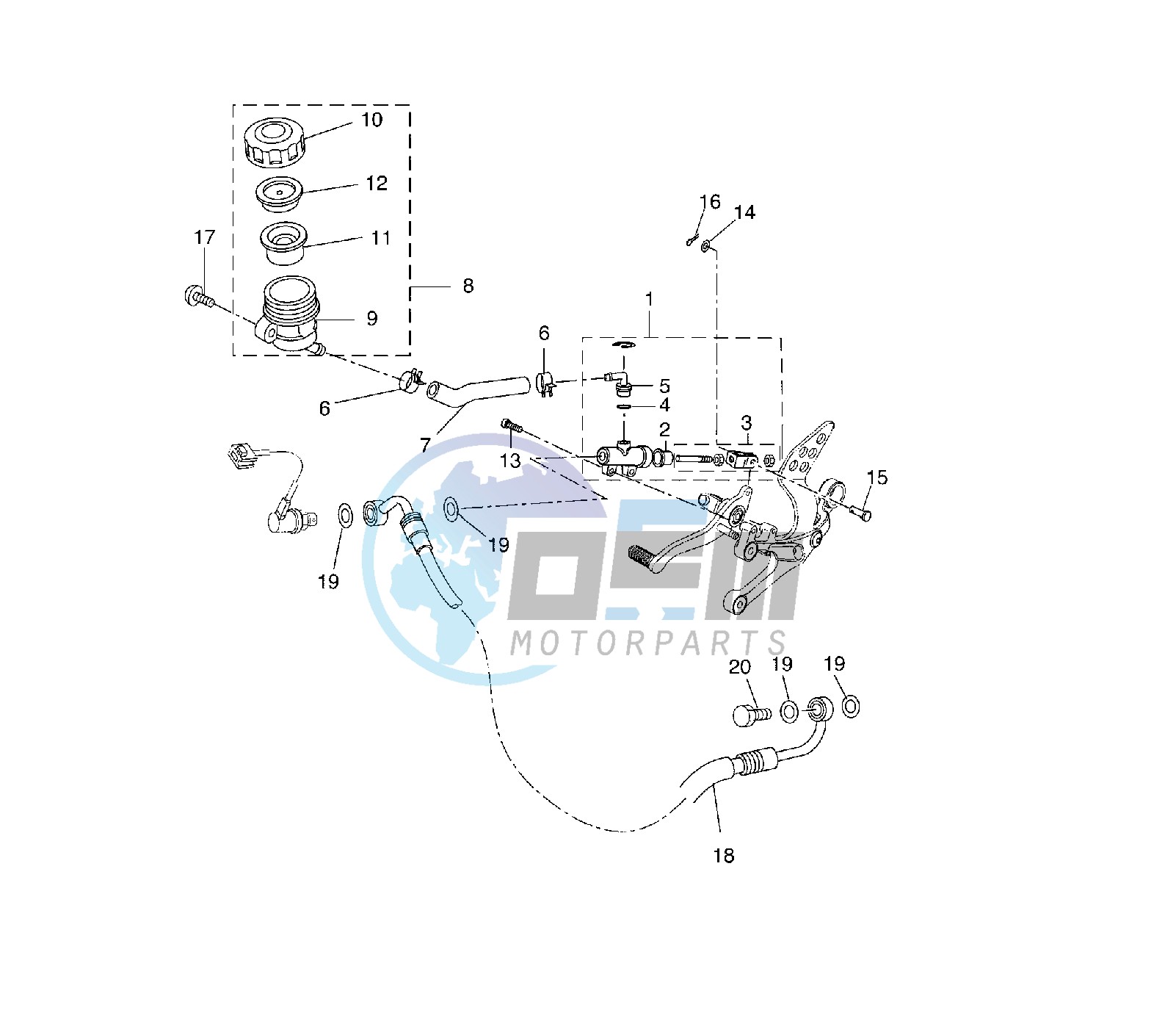 REAR MASTER CYLINDER