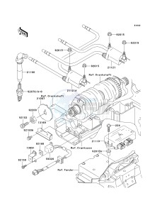 ZR 1200 A [ZX 1200 R] (A1-A3) drawing IGNITION SYSTEM