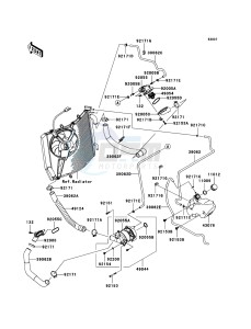 ZZR1400_ABS ZX1400DBF FR GB XX (EU ME A(FRICA) drawing Water Pipe