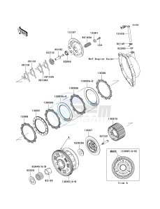 ZX 1000 M [NINJA ZX-10R] (C1) [NINJA ZX-10R] drawing CLUTCH