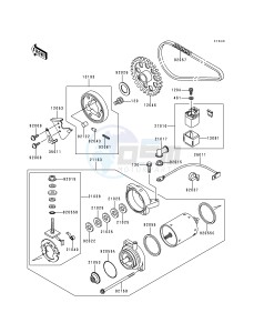 EN 500 C [VULCAN 500 LTD] (C1-C5) [VULCAN 500 LTD] drawing STARTER MOTOR