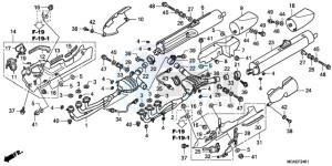 GL18009 NZ / AB NAV - (NZ / AB NAV) drawing EXHAUST MUFFLER (EXCEPT G L1800-BR)