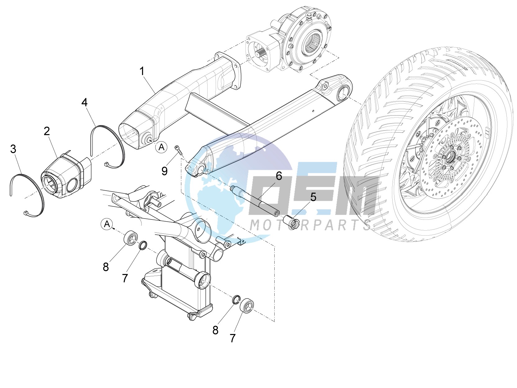 Swing arm