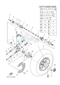 YFM700FWAD YFM70GPAH (2UDE) drawing REAR WHEEL