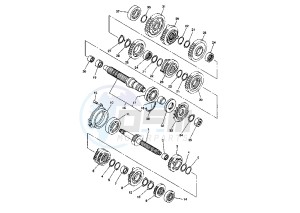 FZS FAZER 1000 drawing TRANSMISSION