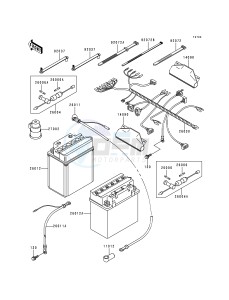 KVF 400 B [PRAIRIE 400] (B1) [PRAIRIE 400] drawing CHASSIS ELECTRICAL EQUIPMENT