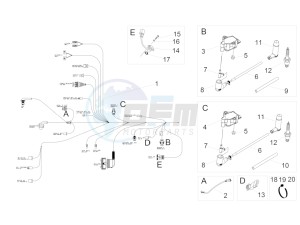 V7 II Stone ABS 750 drawing Electrical system I