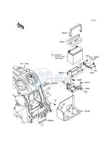 ZZR1400 ABS ZX1400JGF GB XX (EU ME A(FRICA) drawing Battery Case