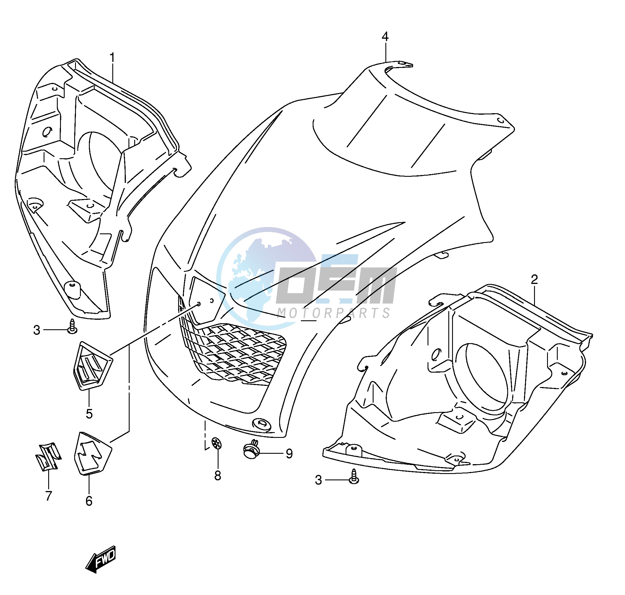 HEADLAMP HOUSING