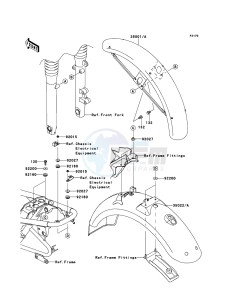 W800 EJ800AEFA GB XX (EU ME A(FRICA) drawing Fenders