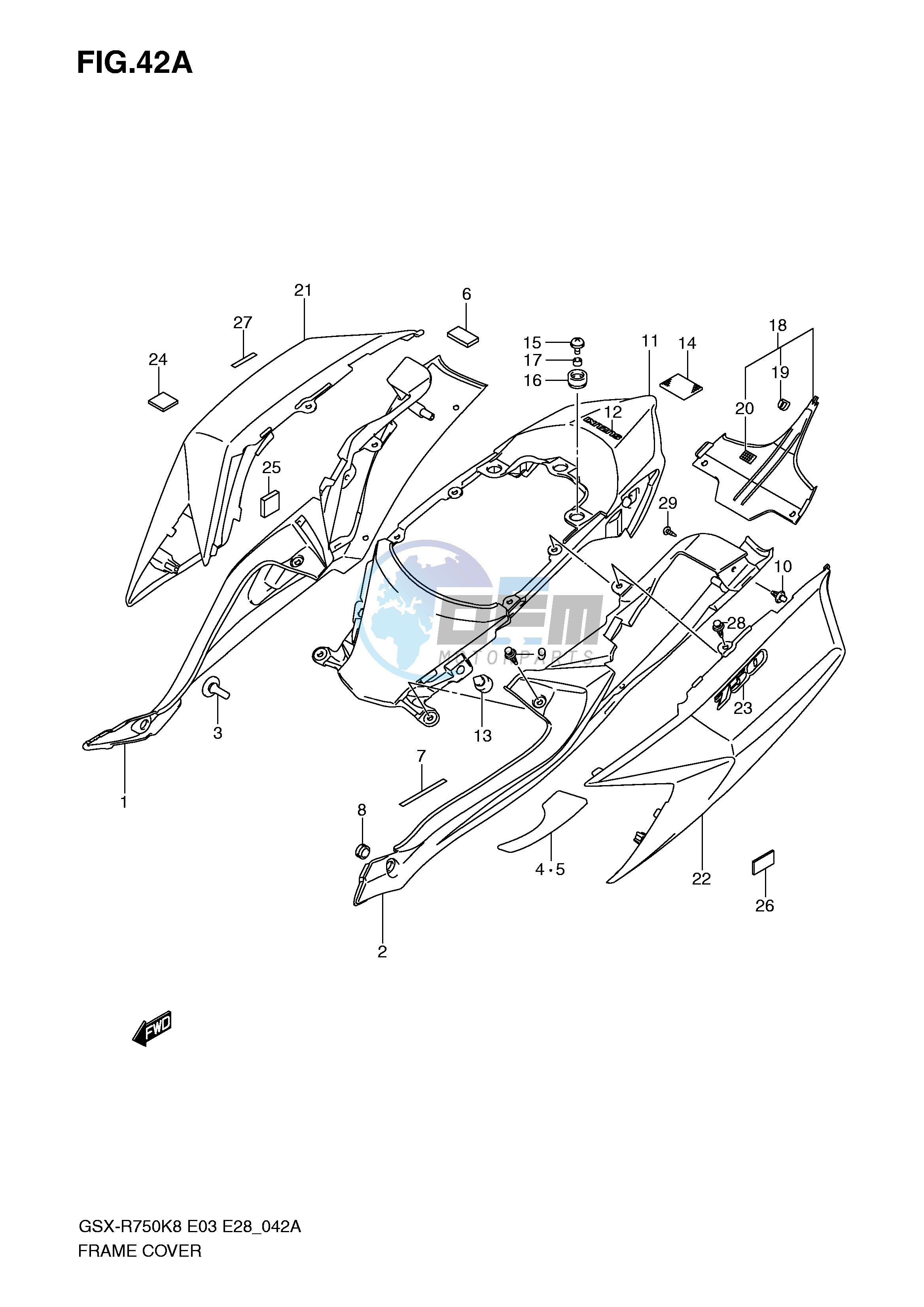 FRAME COVER (MODEL K9)