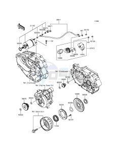 Z250SL BR250EGF XX (EU ME A(FRICA) drawing Starter Motor