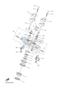 FZ8-SA FZ8 FAZER (ABS) 800 (1BD8 1BD9) drawing STEERING