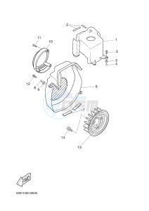 CW50 BOOSTER (5WWR) drawing AIR SHROUD & FAN