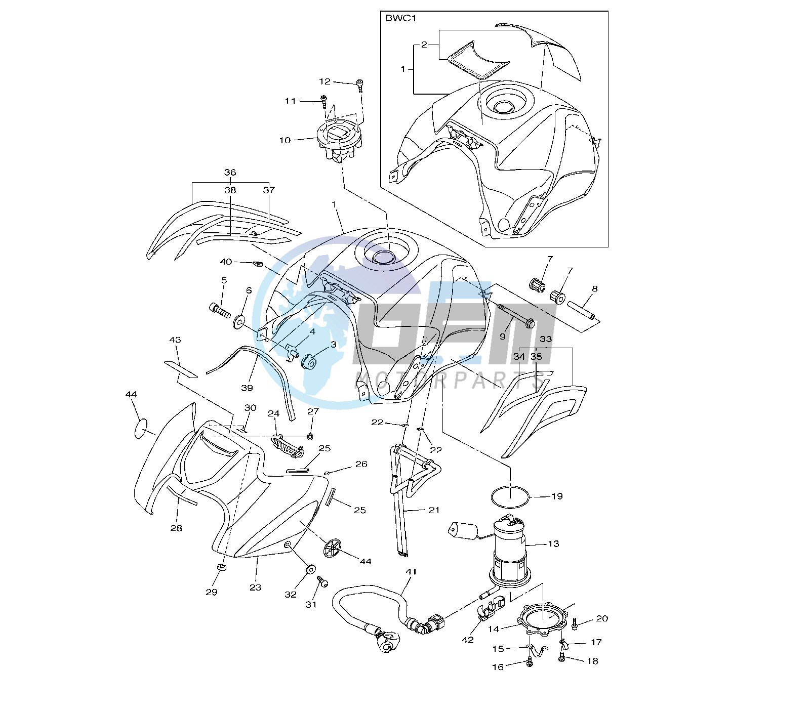 FUEL TANK 59P2