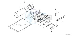 TRX420TEC TRX420 ED drawing TOOLS