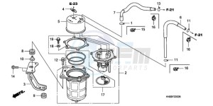 TRX680FA9 Australia - (U) drawing FUEL PUMP